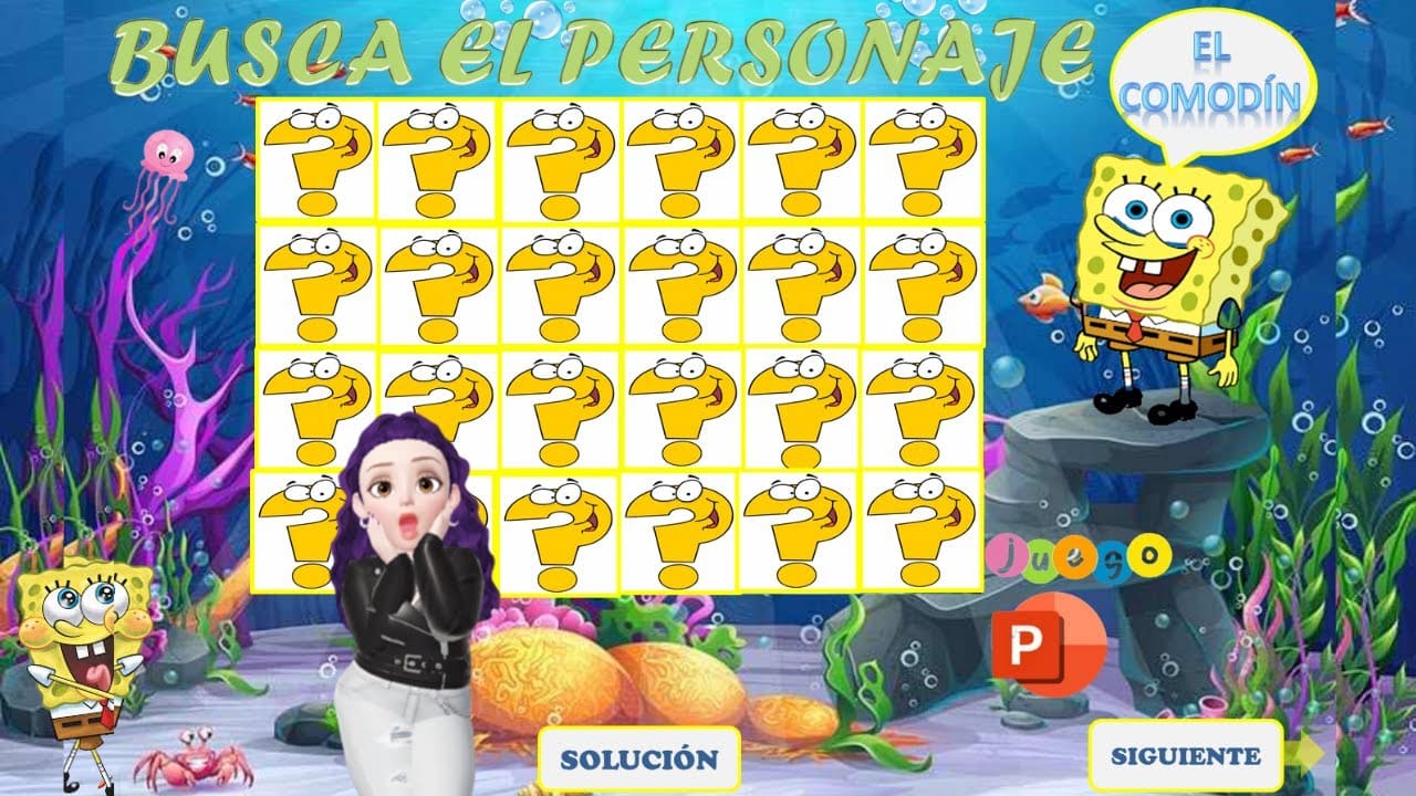 BUSCA EL PERSONAJE