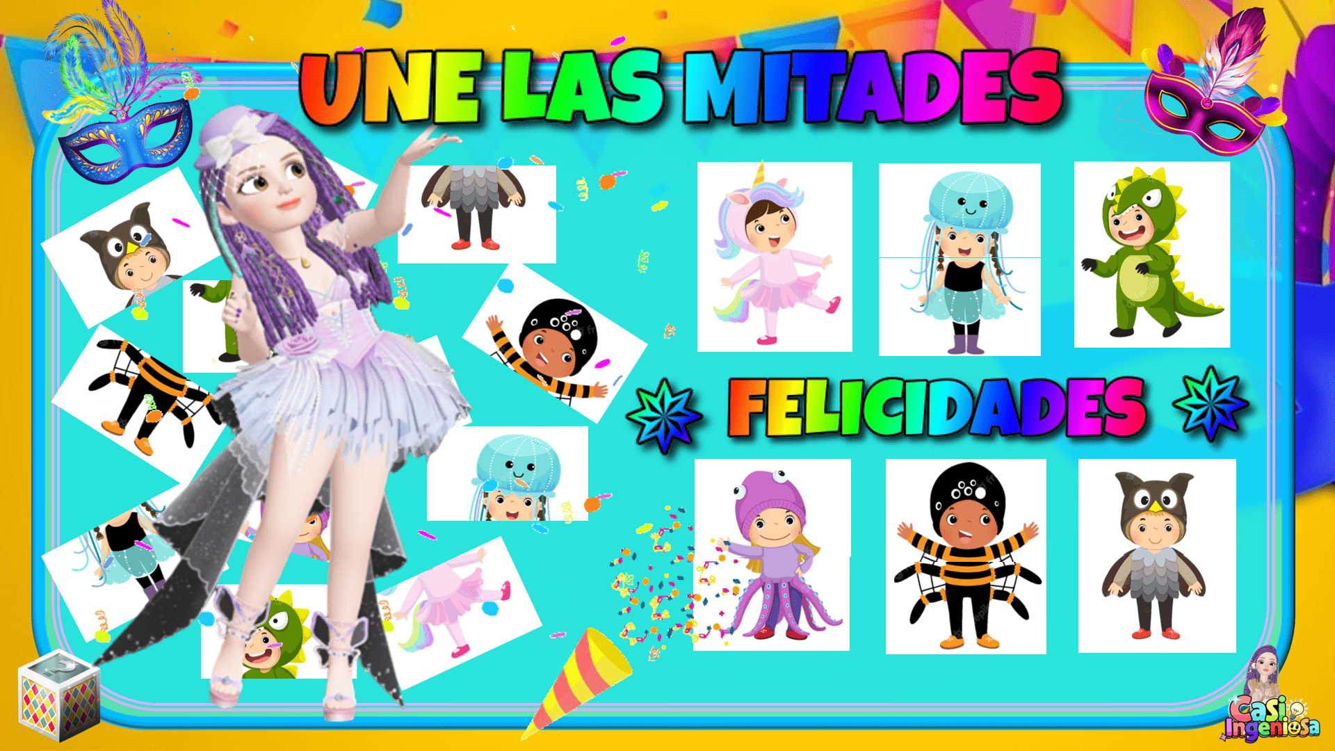 Une Mitades / Carnaval / Disfraces