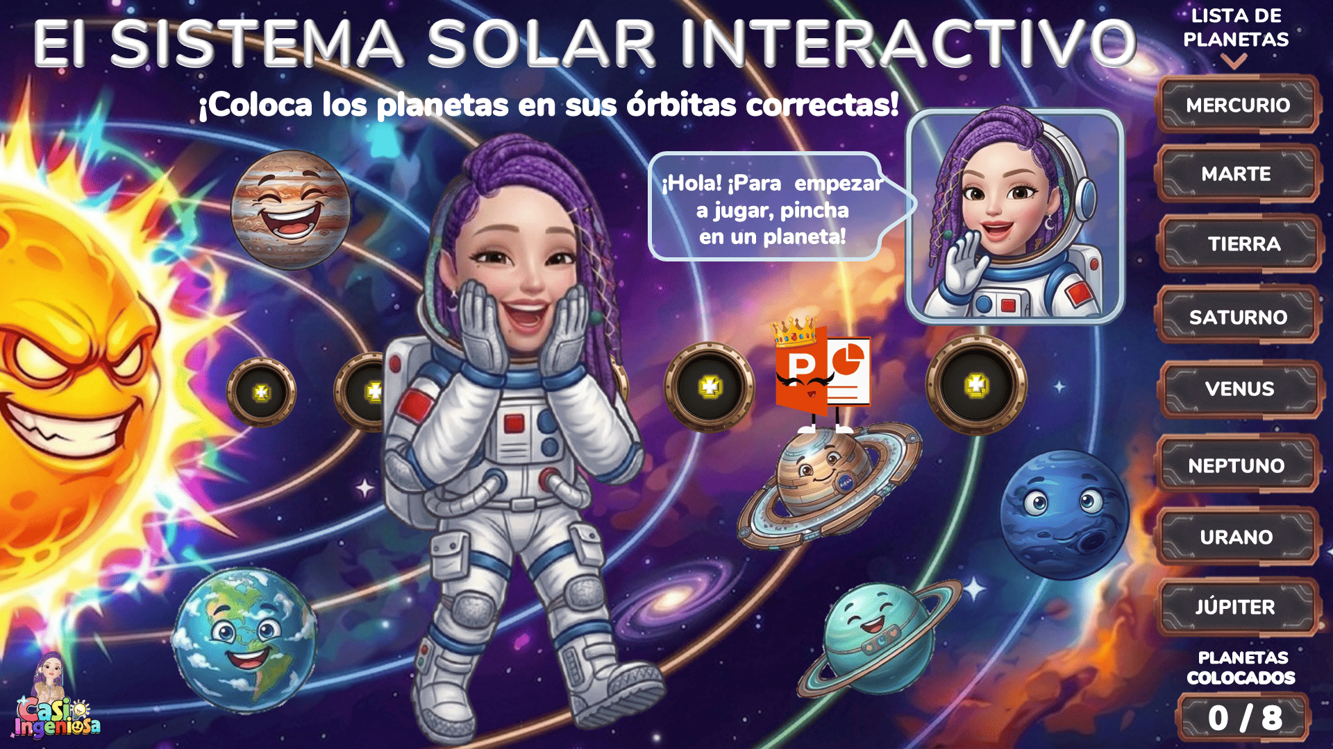 MAPA INTERACTIVO DEL SISTEMA SOLAR
